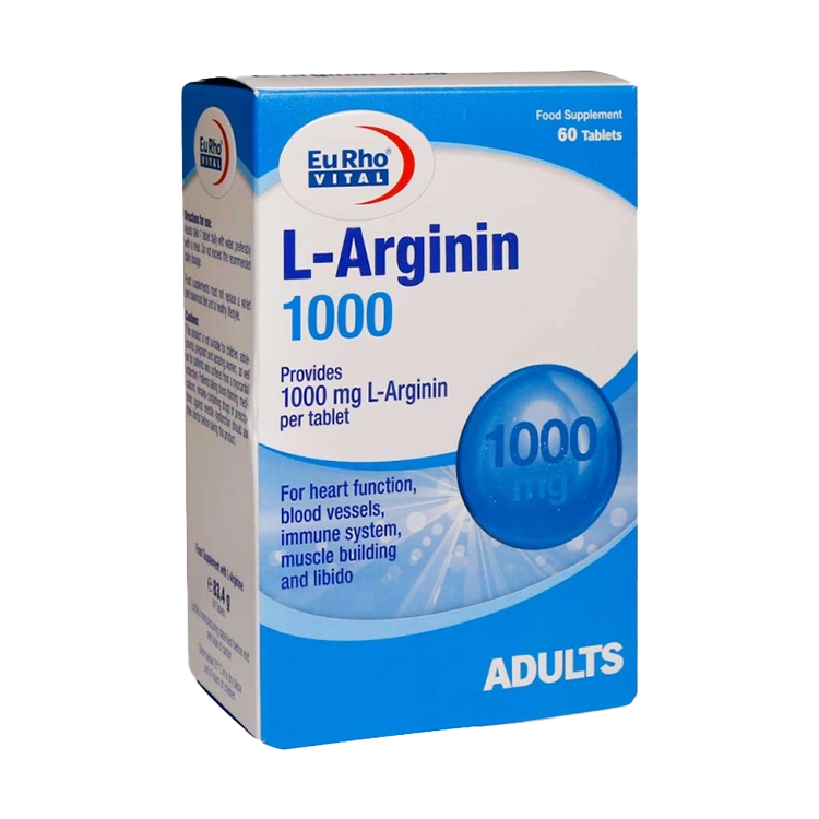 قرص ال آرژینین 1000 (L-Arginin) یوروویتال (EuRhovital) 60 عددی