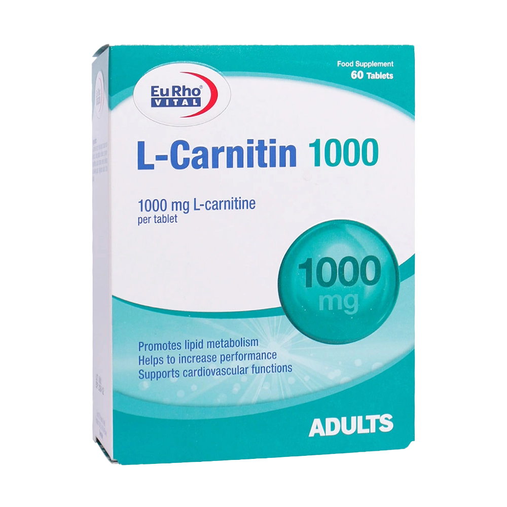 قرص ال کارنیتین 1000 (L-Carnitin) یوروویتال (EuRho vital) 60 عددی