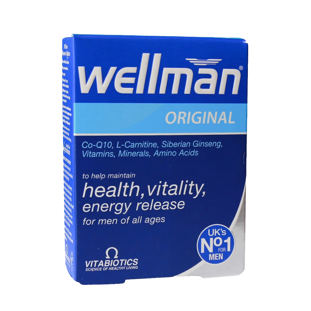 قرص مولتی ویتامین ول من اورجینال (Multivitamin Wellman Original) ویتابیوتیکس (Vitabiotics) 30 عددی