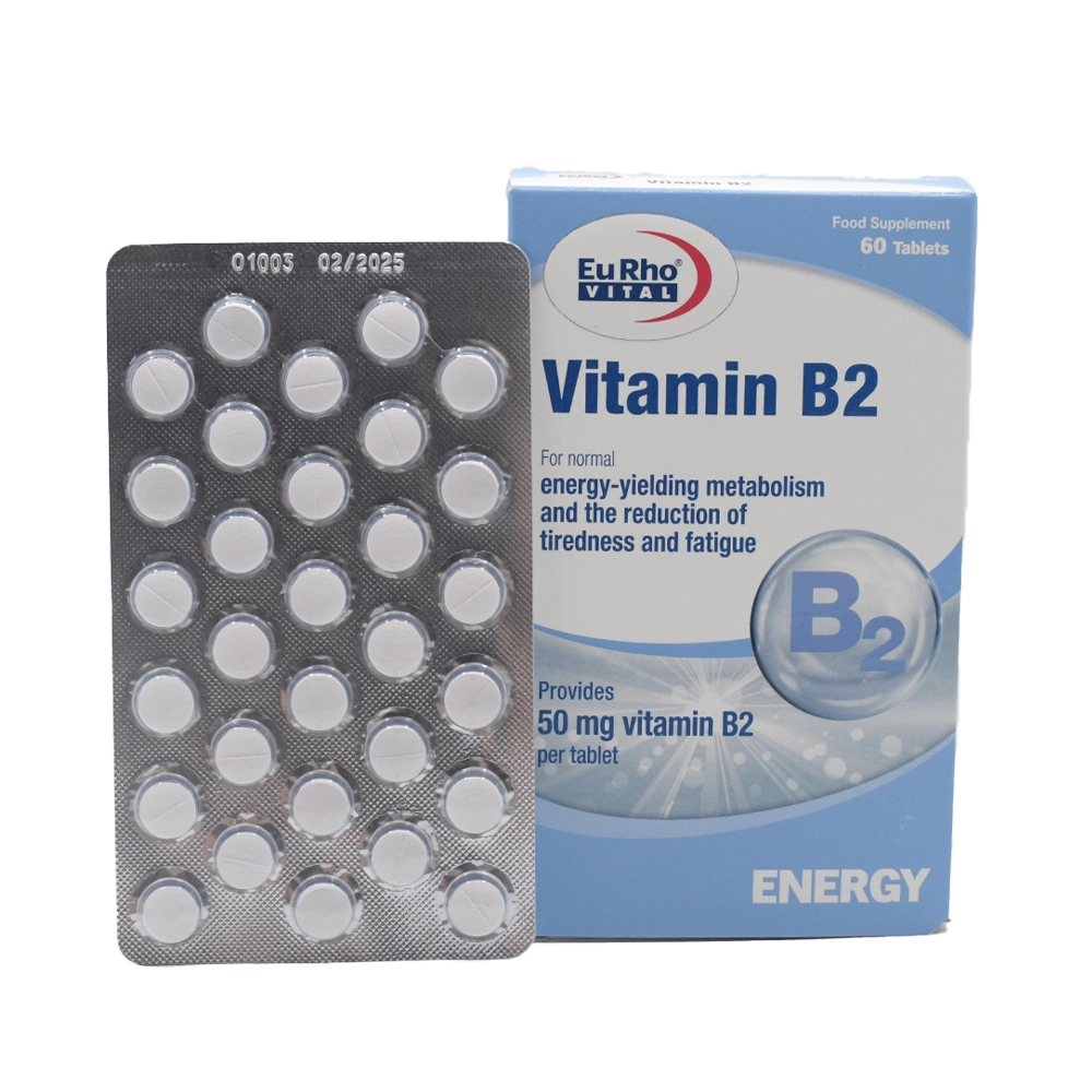قرص ویتامین ب2 (vitamin B2) یوروویتال (EuRho Vital) 60 عددی