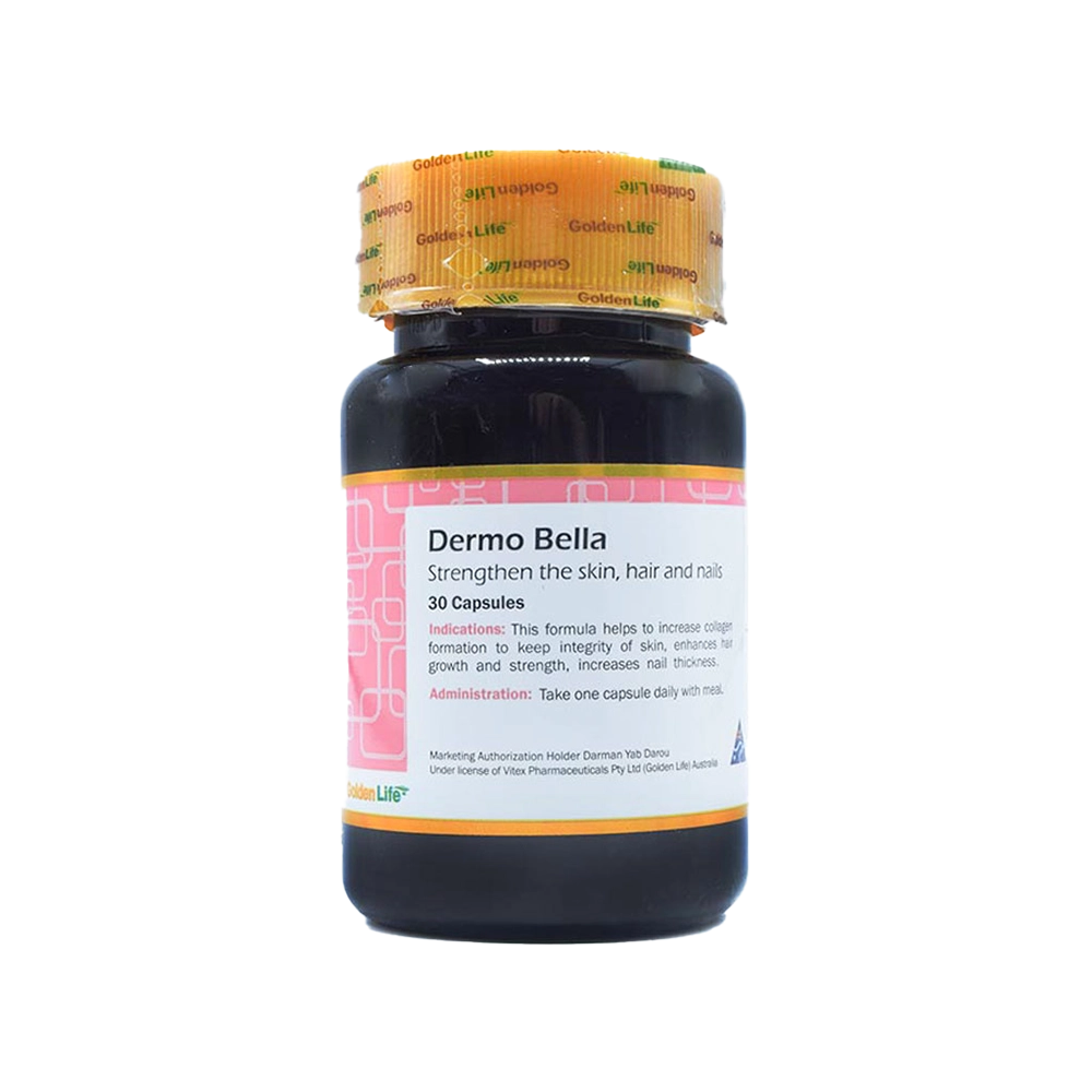 کپسول مولتی ویتامین درموبلا ( Multivitamin Dermo Bella) گلدن لایف (Golden Life) 30 عددی