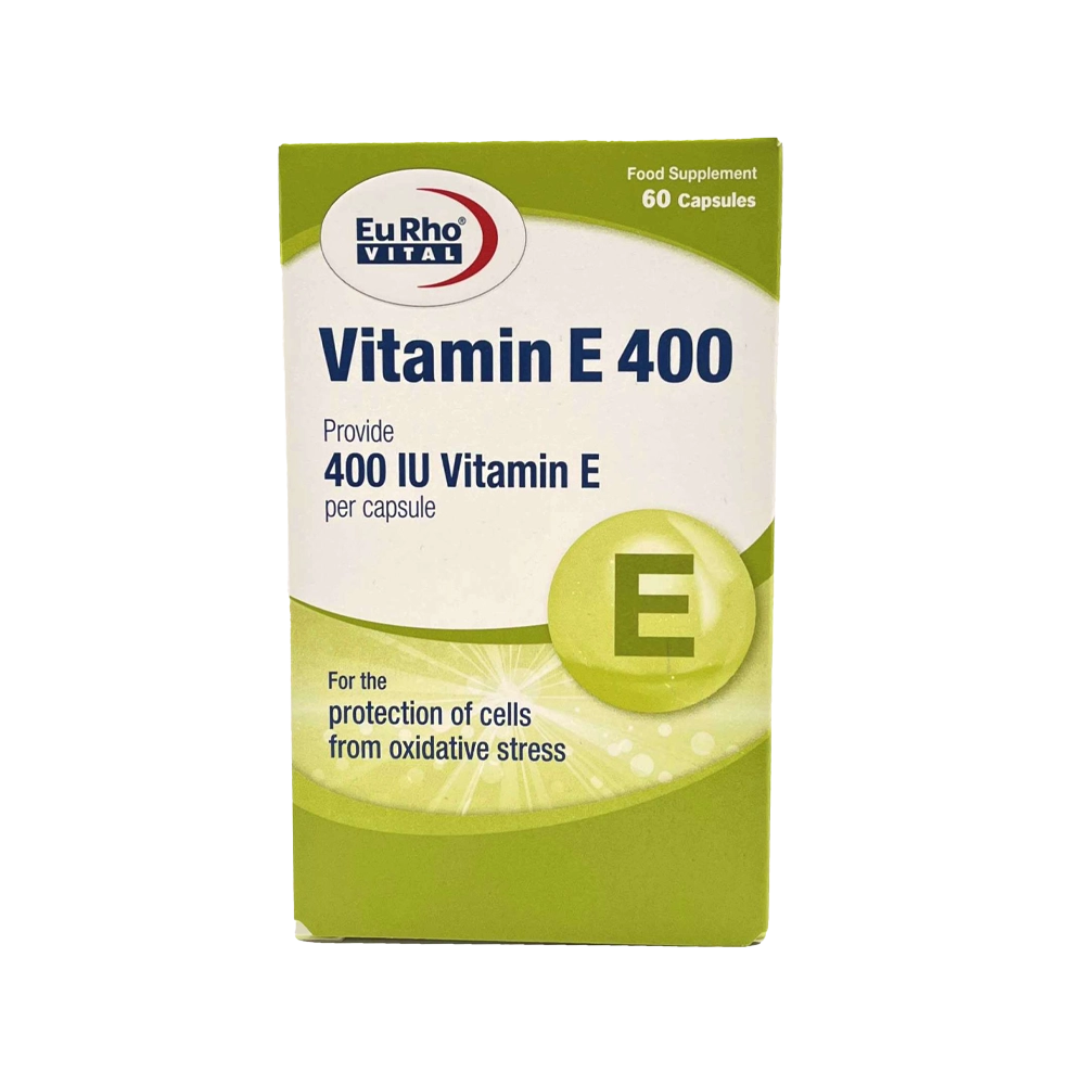 کپسول ویتامین ای 400 (Vitamin E 400)یوروویتال (EuRho vital) 60 عددی