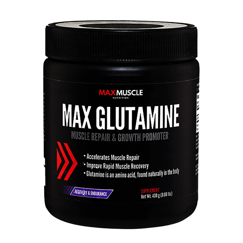 پودر گلوتامین مکس ماسل (max muscle) 400 گرمی